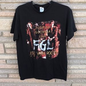 Florida Georgia Line 2017 Dig Your Roots tee